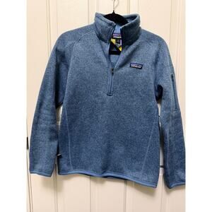 Patagonia Better Sweater 1/4 Zip Fleece Jacket Women’s Blue